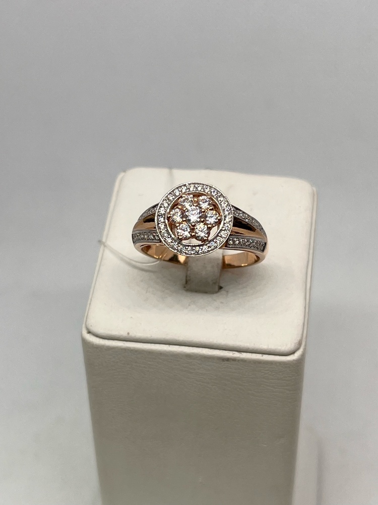 11866 КОЛЬЦО С КАМНЯМИ (Au 585)