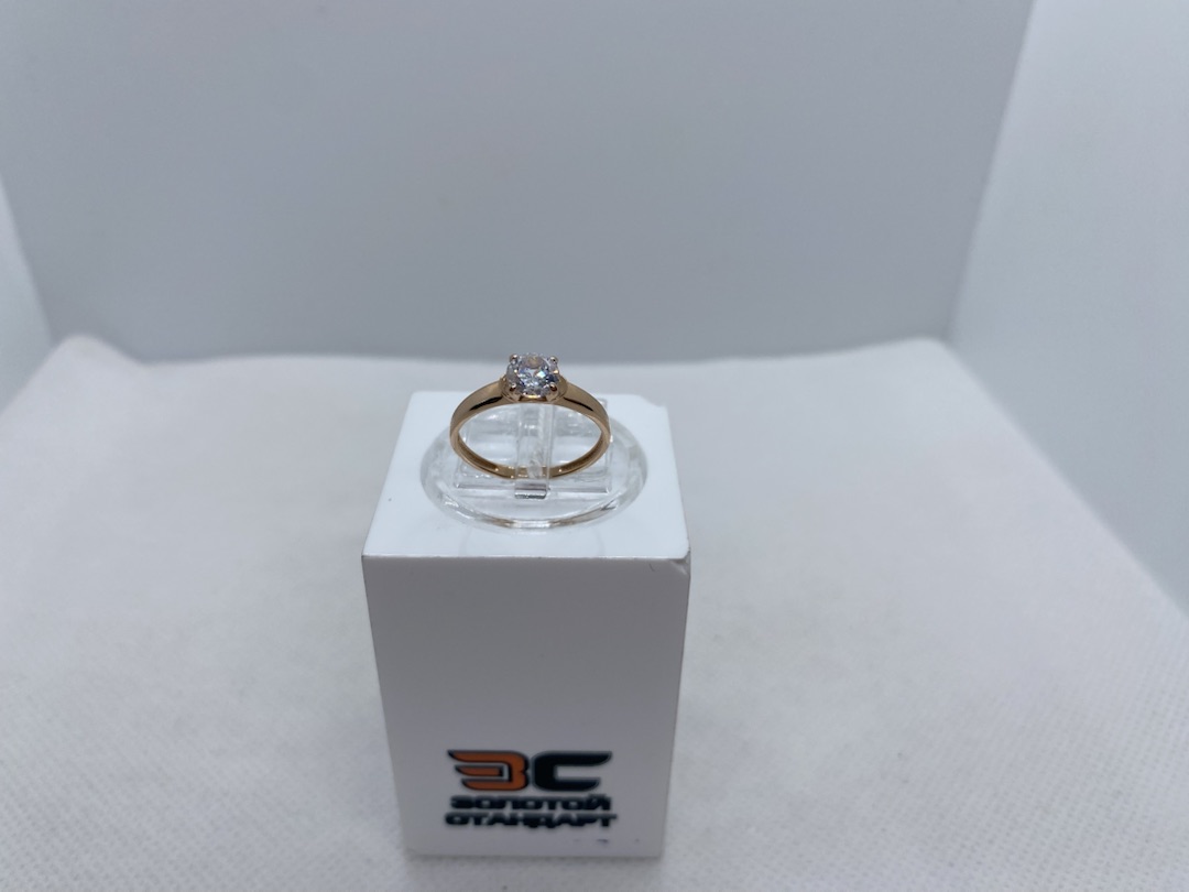 КОЛКМ585 КОЛЬЦО С КАМНЕМ (Au 585)