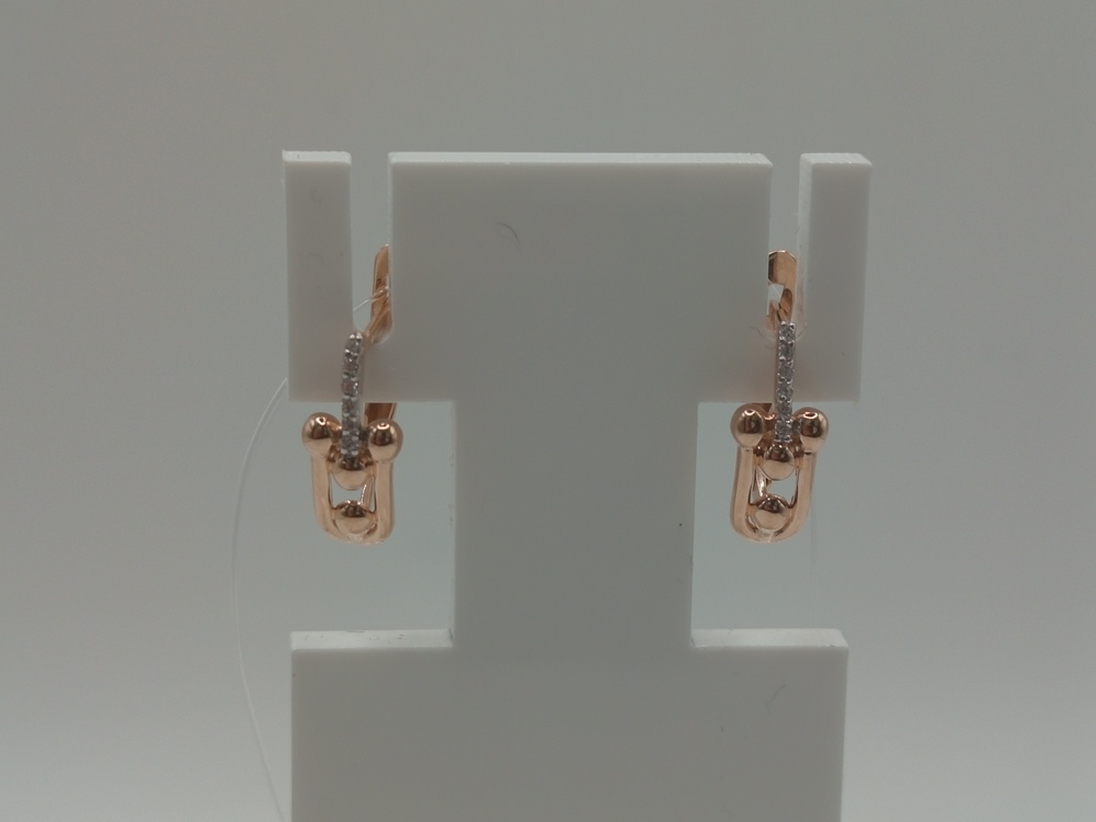 СЕРЬГИ С КАМНЯМИ (Au 585)