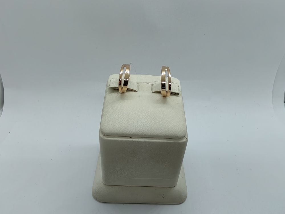 СЕРЬГИ БЕЗ КАМНЯ (Au 585)