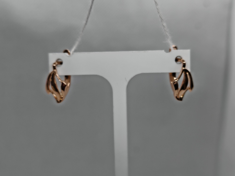 СБКМ583 СЕРЬГИ БЕЗ КАМНЯ (Au 583)