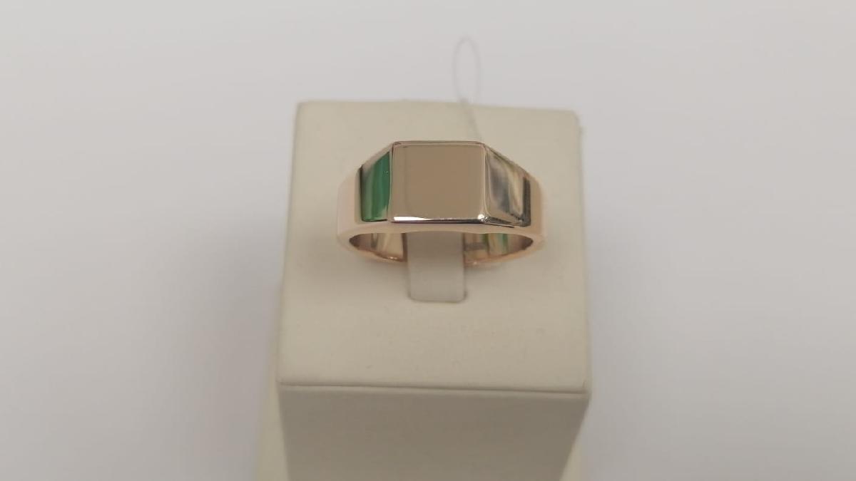 01-0061 КОЛЬЦО ПЕЧАТКА без камня (Au 585)