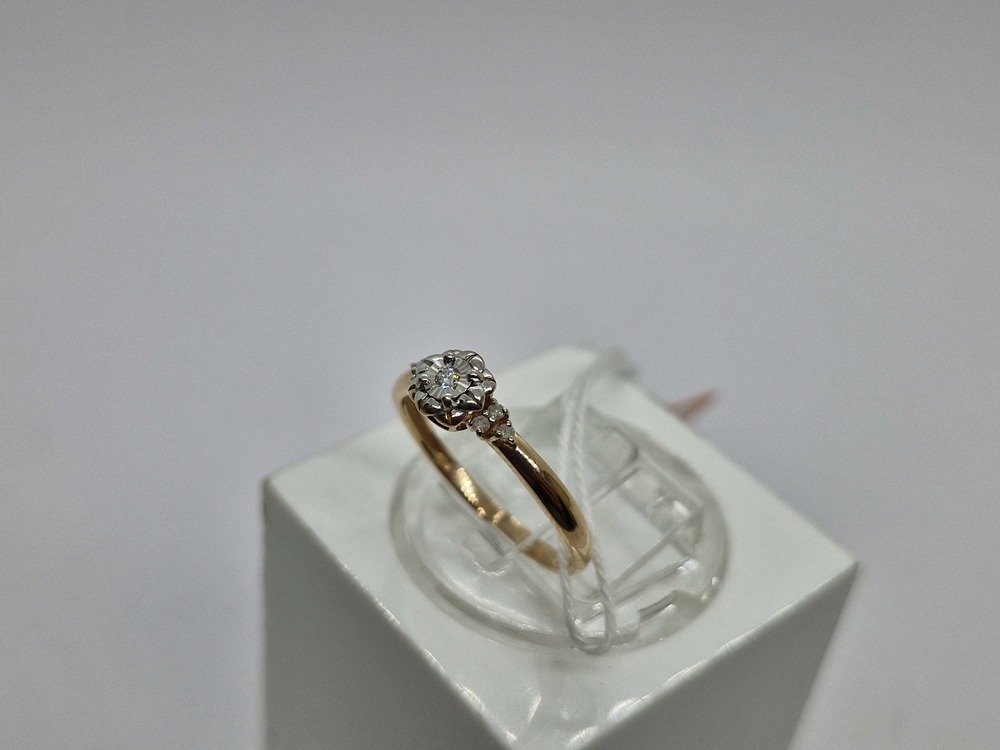 КОЛЬЦО БРИЛЛИАНТ Au 585