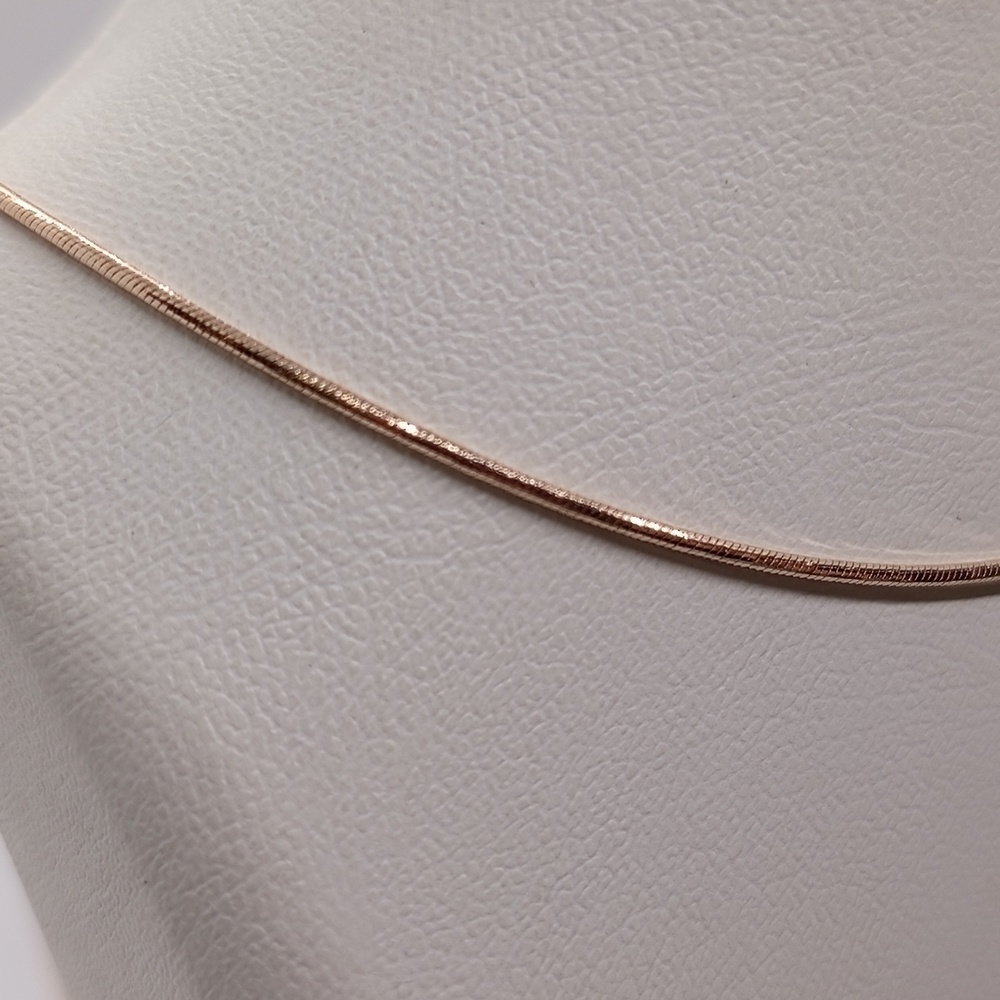 НЦ 12-078 ЦЕПЬ ПОЛНОВЕСНАЯ Жгут(снейк) (Au 585)