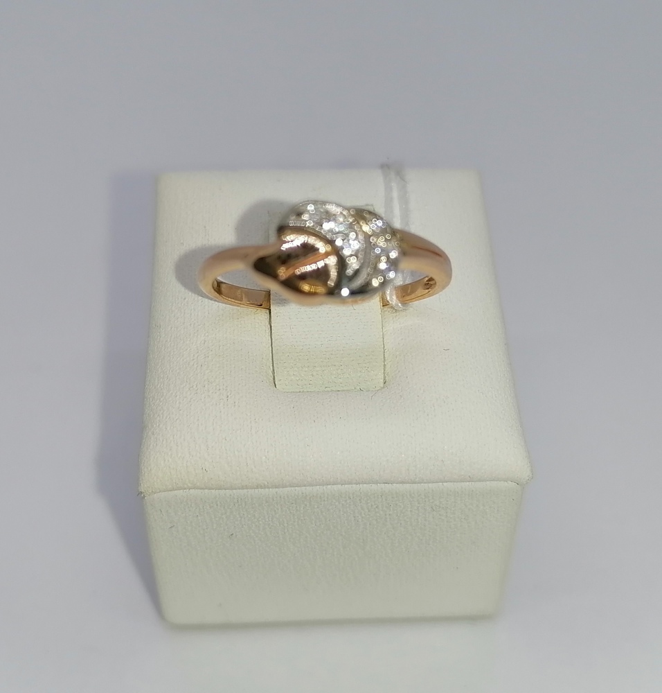 КОЛКМИ585 КОЛЬЦО С КАМНЯМИ (Au 585)