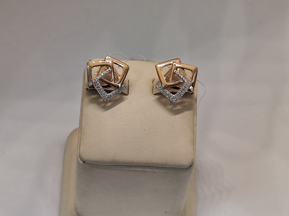 СЕРЬГИ С КАМНЯМИ (Au 585)