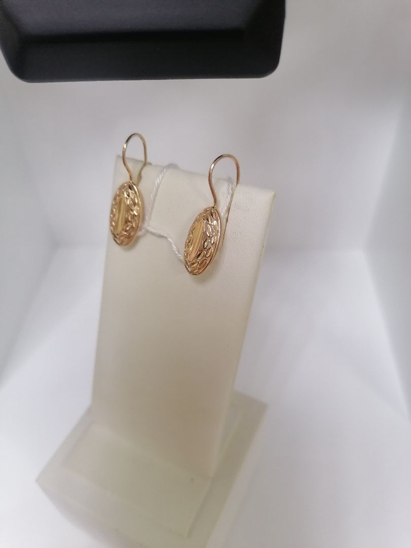 СЕРЬГИ БЕЗ КАМНЯ (Au 585)