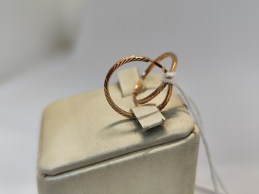 СКОН585 СЕРЬГИ КОНГО (Au 585)