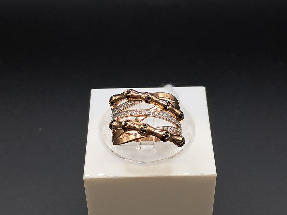 КОЛКМИ585 КОЛЬЦО С КАМНЯМИ (Au 585)