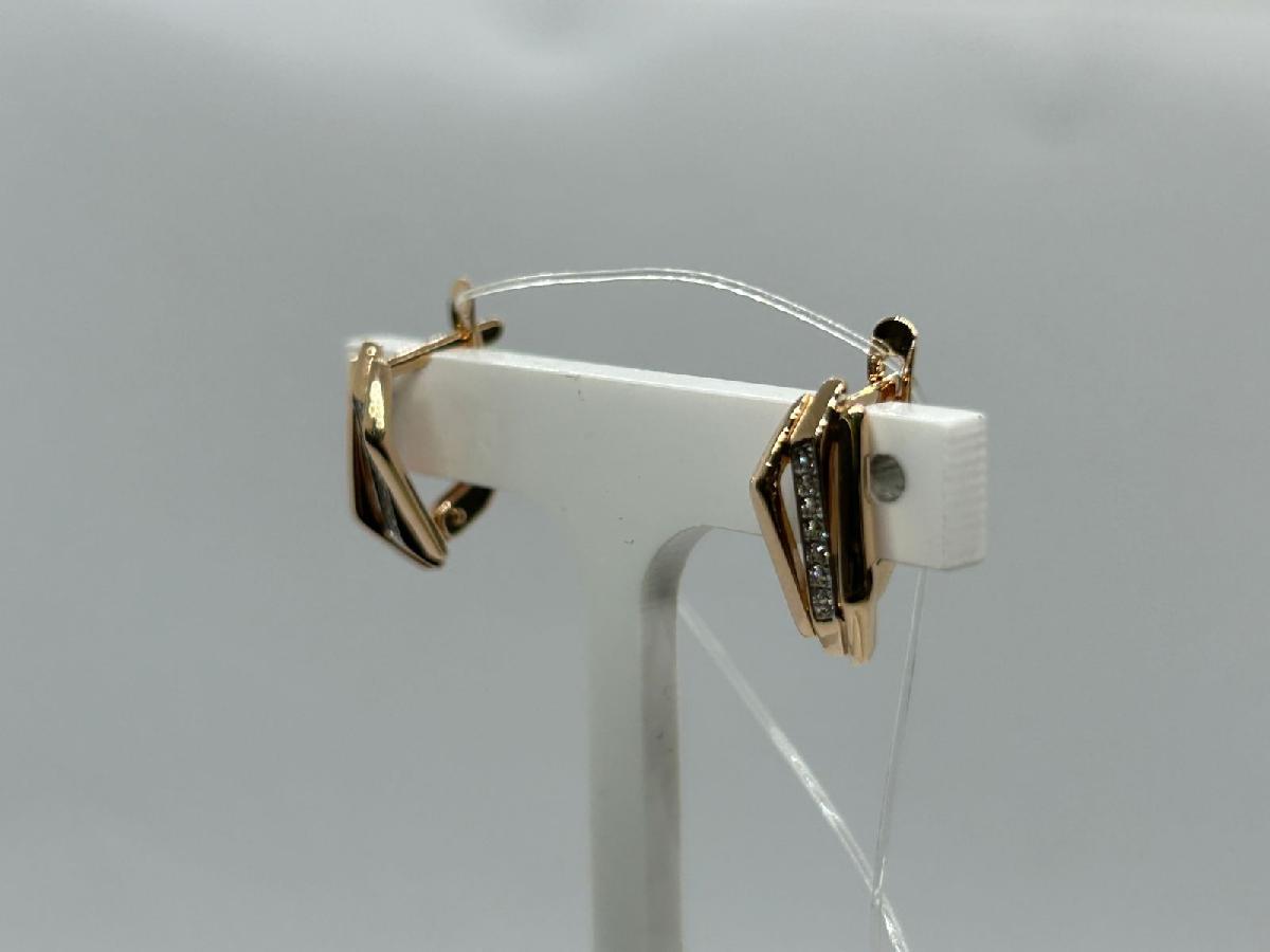 СЕРЬГИ С КАМНЯМИ (Au 585)