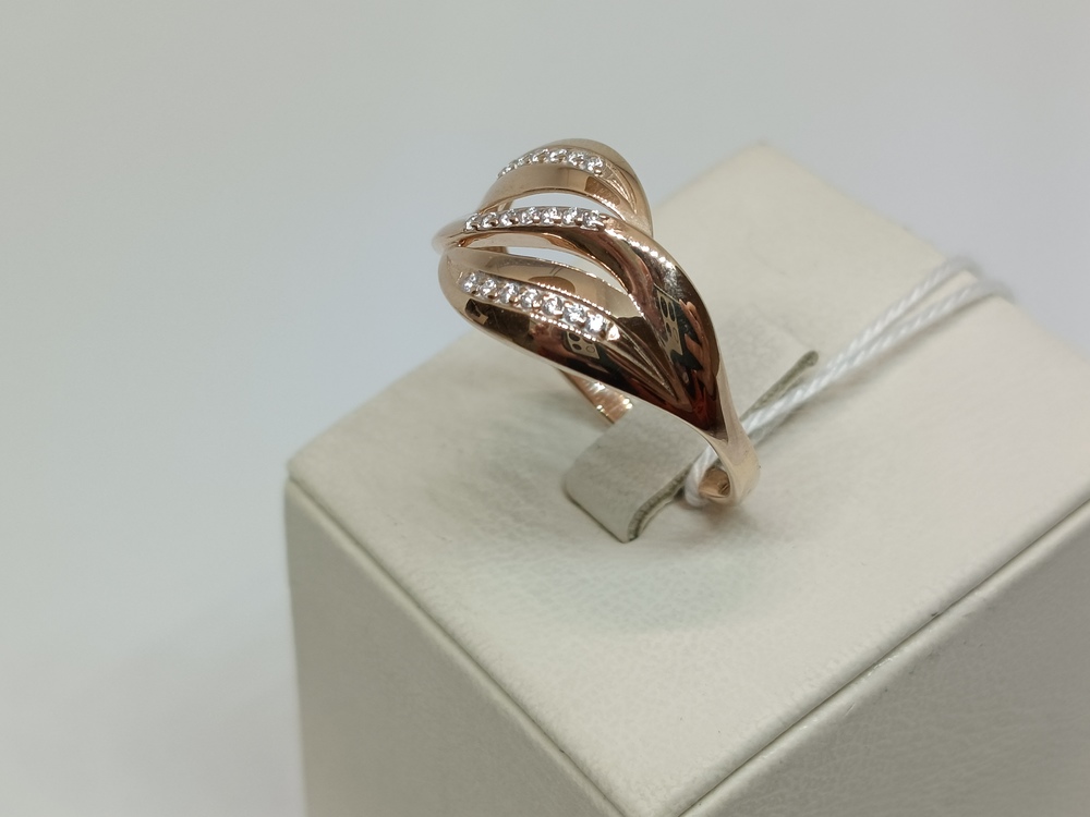 КОЛКМИ585 КОЛЬЦО С КАМНЯМИ (Au 585)