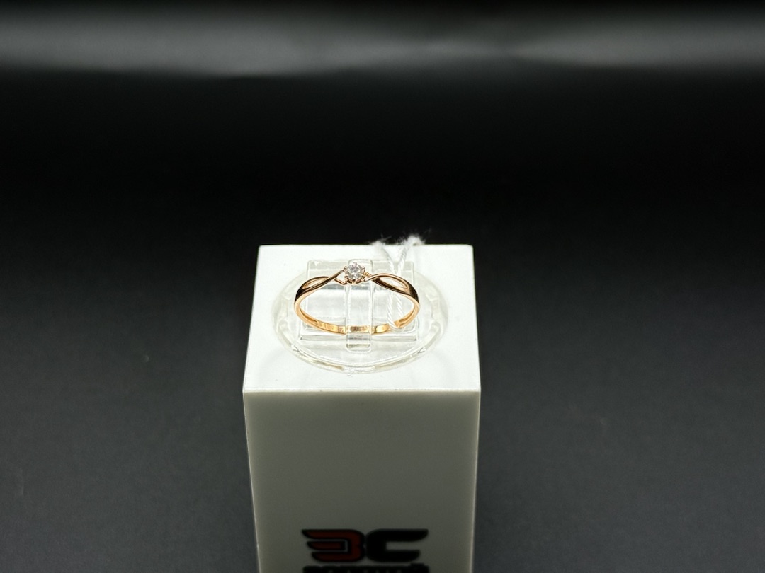 КОЛКМ585 КОЛЬЦО С КАМНЕМ (Au 585)