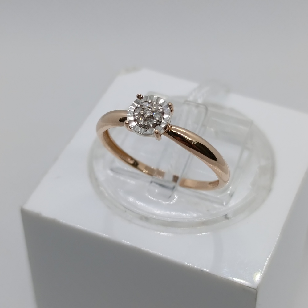 КОЛЬЦО БРИЛЛИАНТ Au 585