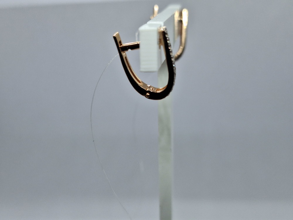 СЕРЬГИ С КАМНЯМИ (Au 585)