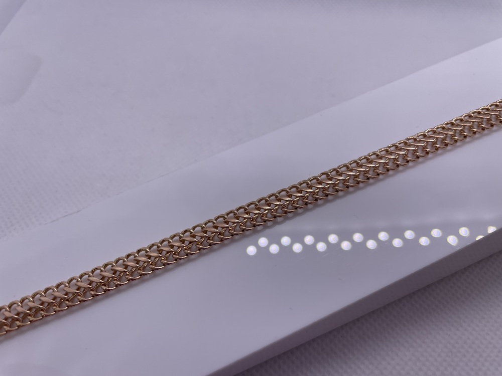 БРАСЛЕТ ПОЛНОВЕСНЫЙ Восьмерка (Au 585)