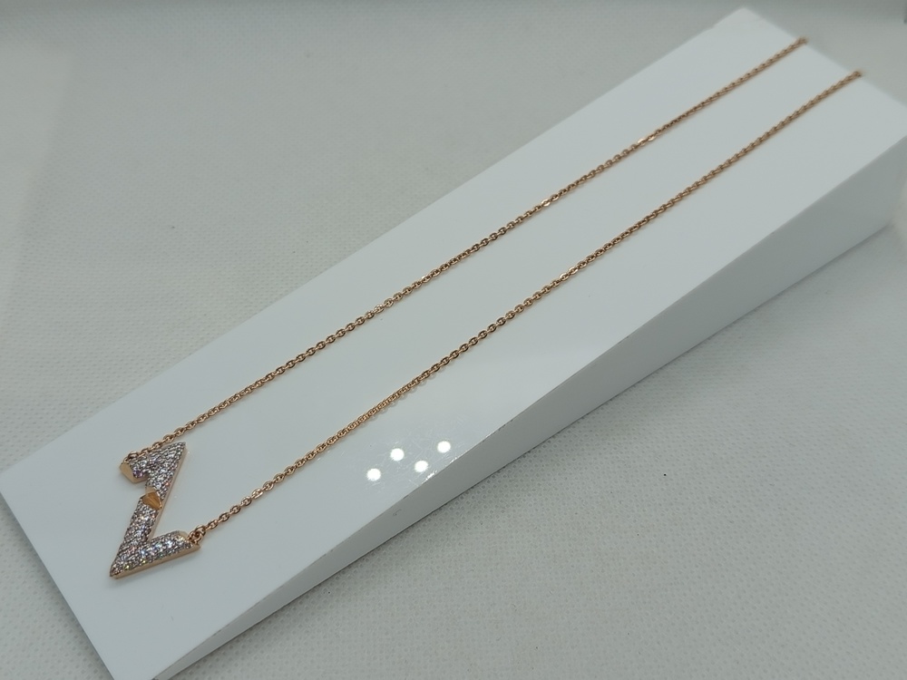 КОЛЬЕ С КАМНЯМИ Au 585