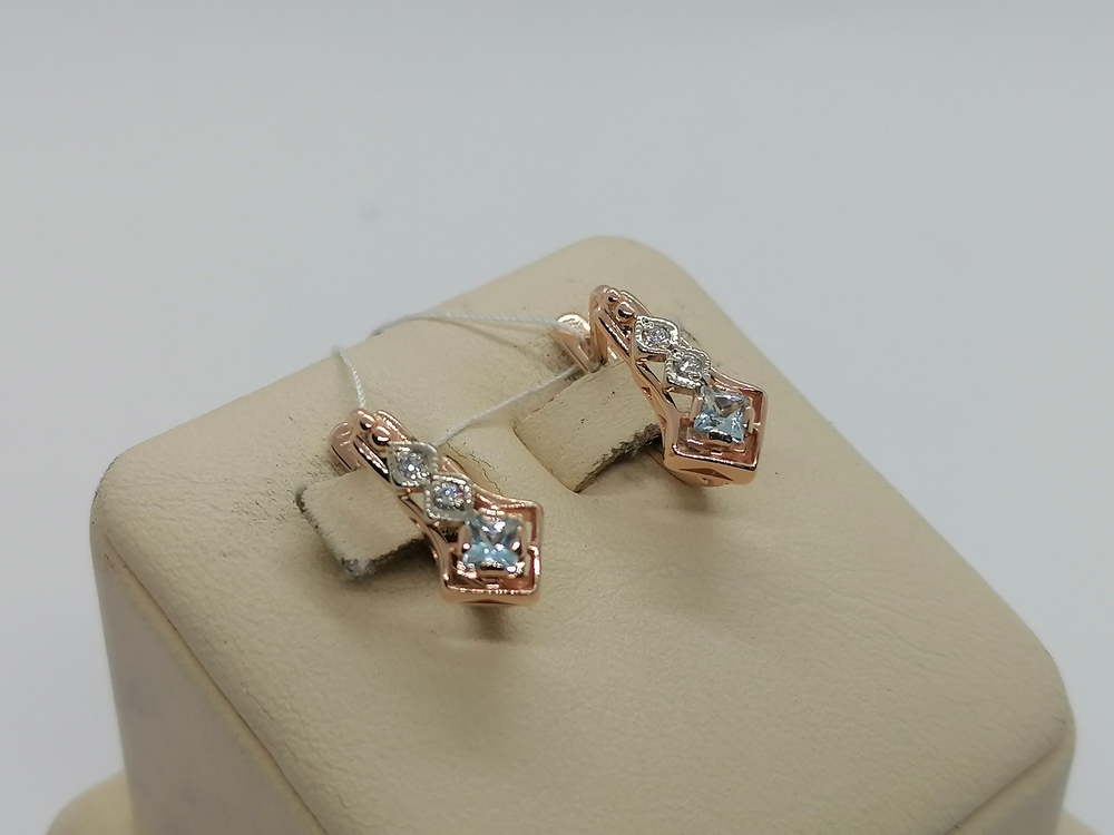 СЕРЬГИ БРИЛЛИАНТ (Au 585)