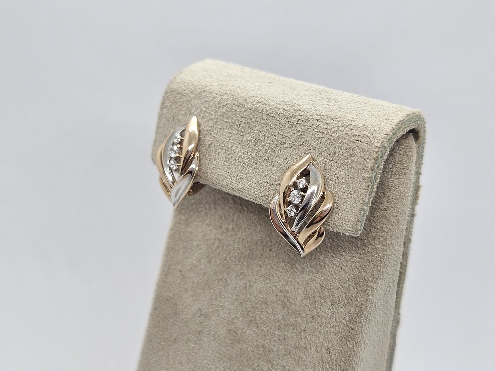 СКМИ585 СЕРЬГИ С КАМНЯМИ (Au 585)