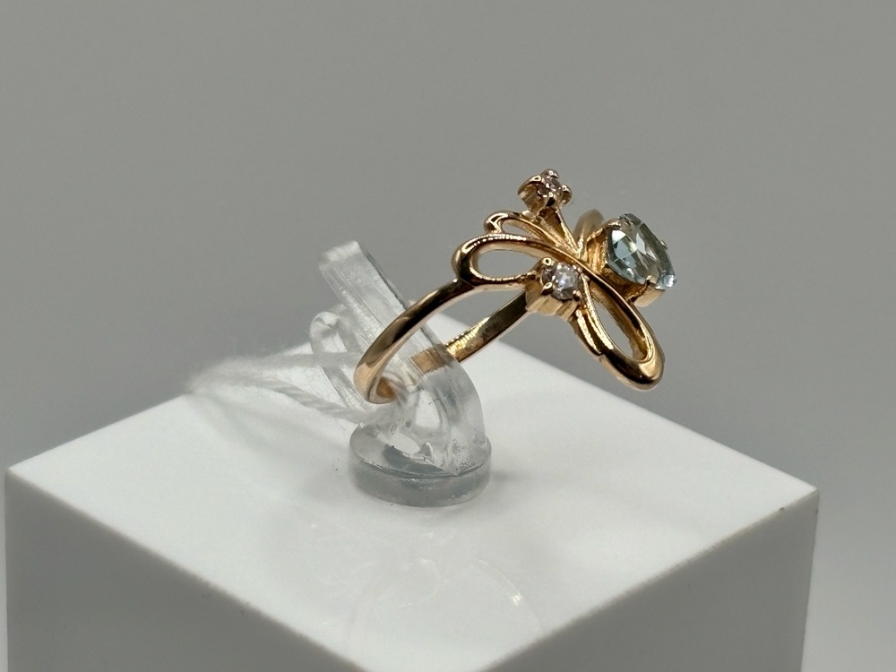 КОЛКМИ585 КОЛЬЦО С КАМНЯМИ (Au 585)