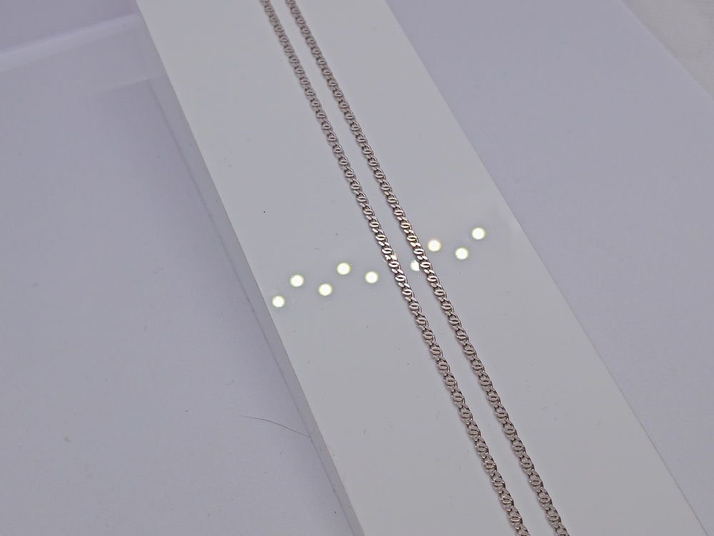 ЦЛПГ585 ЦЕПЬ ПОЛНОВЕСНАЯ Птичий глаз(глаз пантеры) (Au 585)