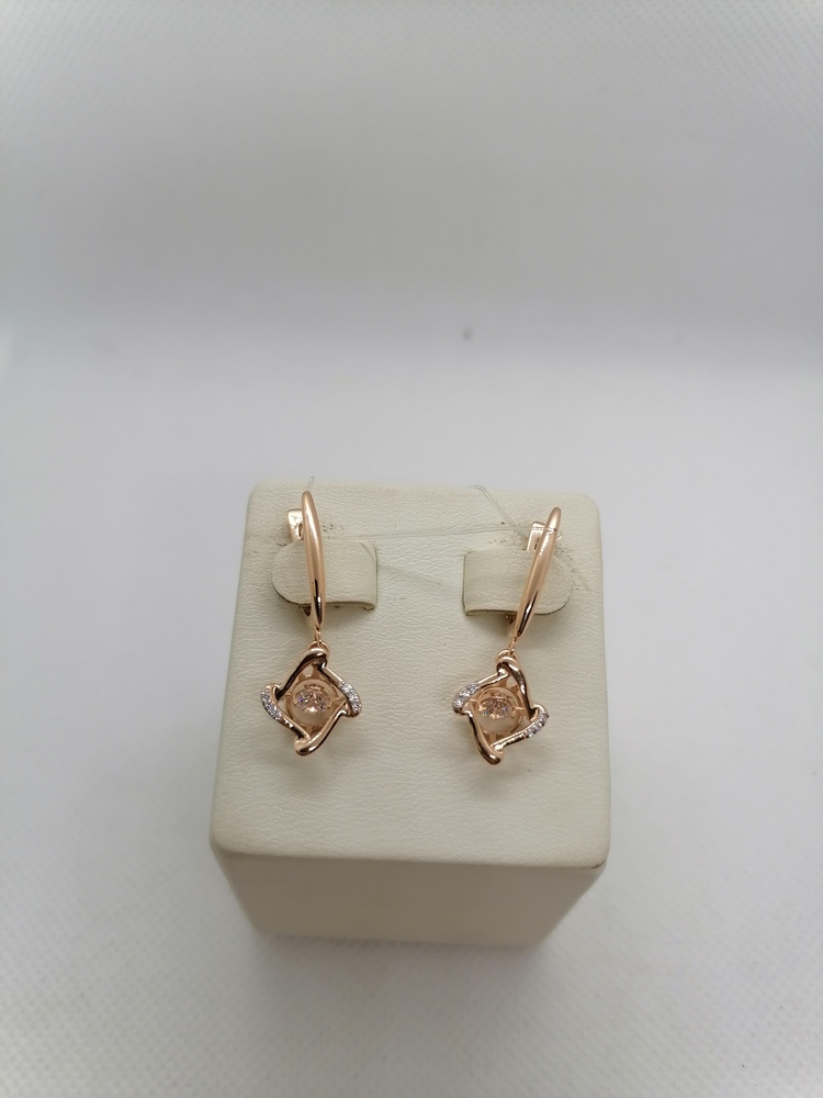 СЕРЬГИ С КАМНЯМИ (Au 585)