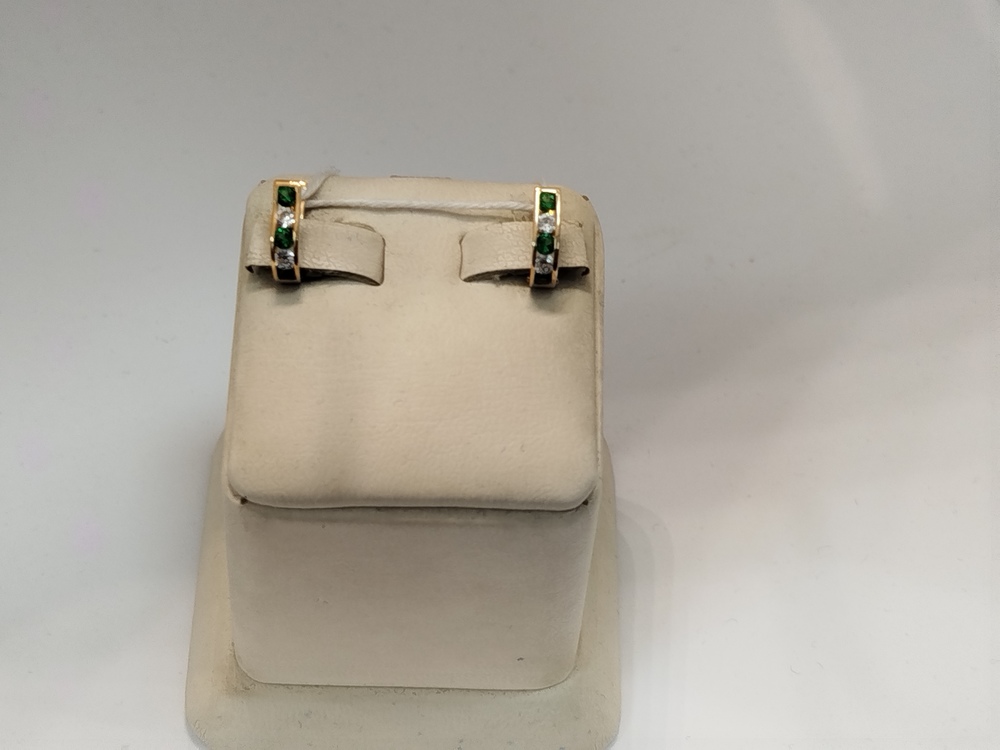 СЕРЬГИ С КАМНЯМИ (Au 585)