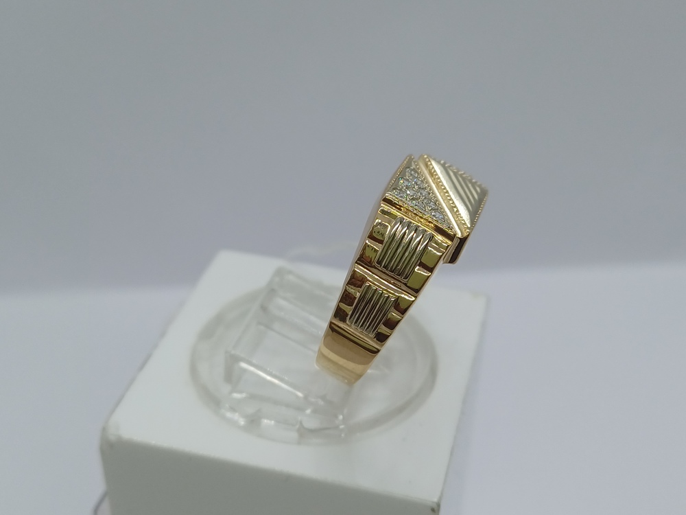 ПЕЧАТКА С КАМНЯМИ (Au 585)