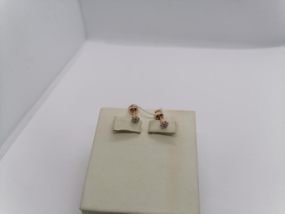 СПУС585 СЕРЬГИ ПУСЕТЫ (Au 585)