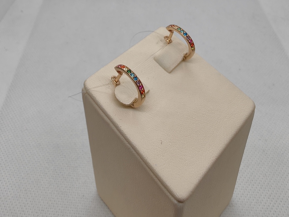 СЕРЬГИ С КАМНЯМИ (Au 585)