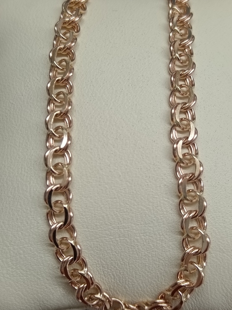 БРАСЛЕТ ПУСТОТЕЛЫЙ Бисмарк (Au 585)