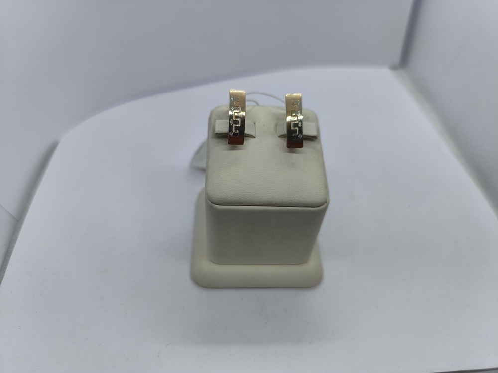 СЕРЬГИ С КАМНЯМИ (Au 585)