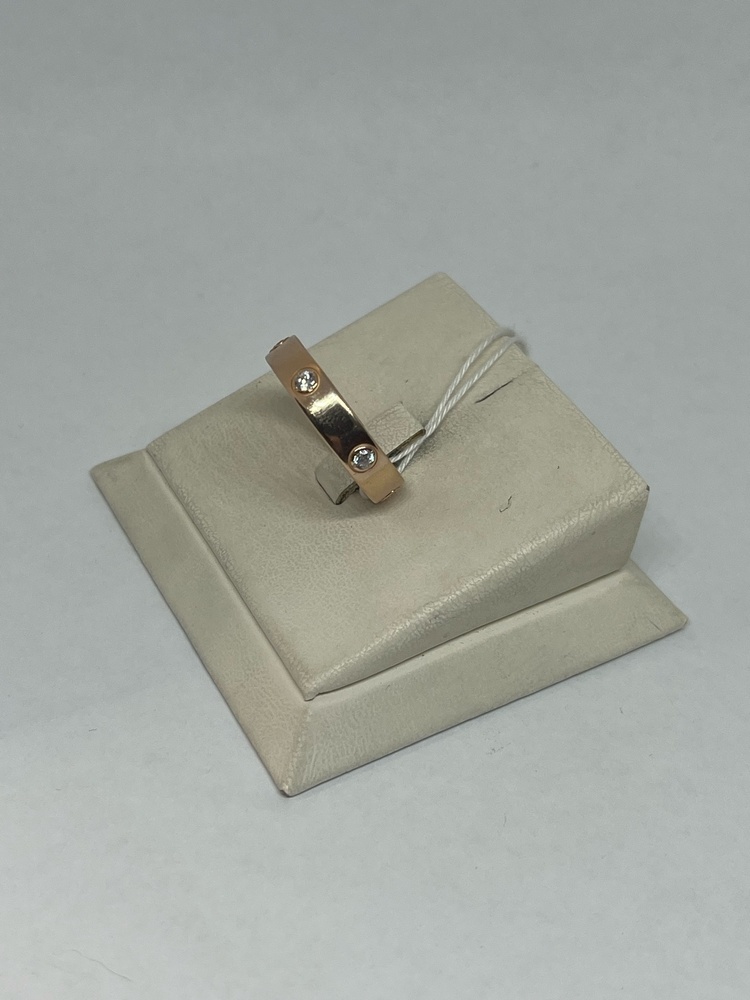 КОЛЬЦО С КАМНЯМИ (Au 585)