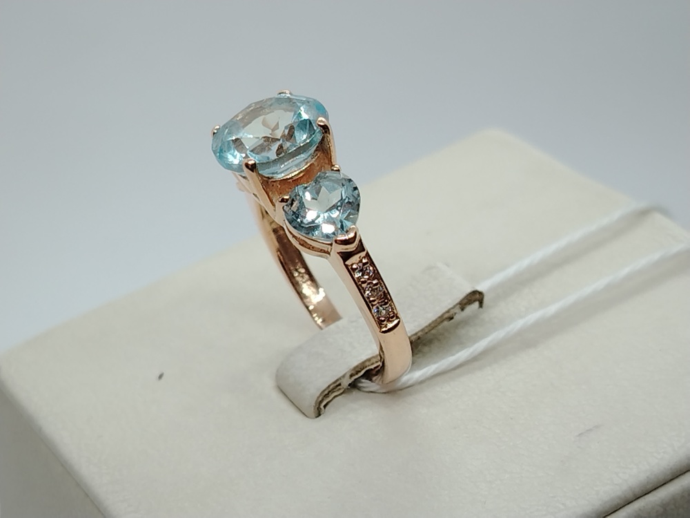 КОЛКМИ585 КОЛЬЦО С КАМНЯМИ (Au 585)