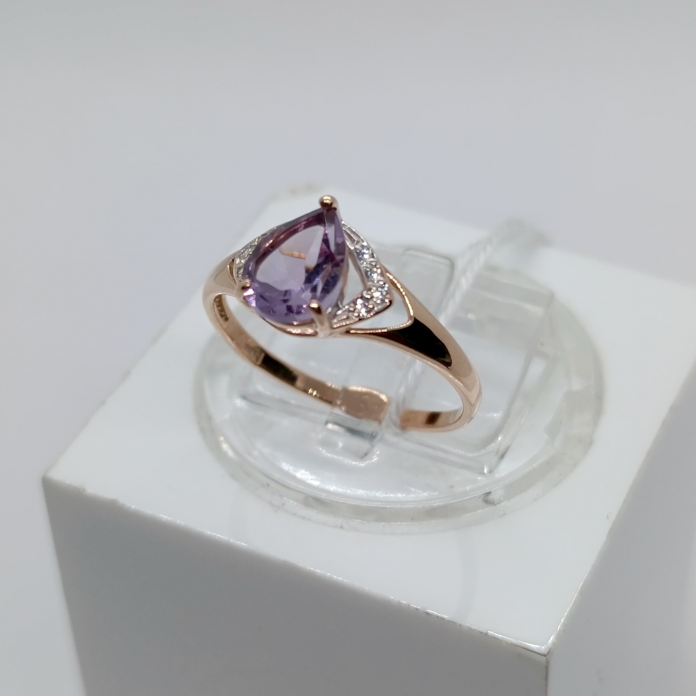 КОЛКМИ585 КОЛЬЦО С КАМНЯМИ (Au 585)