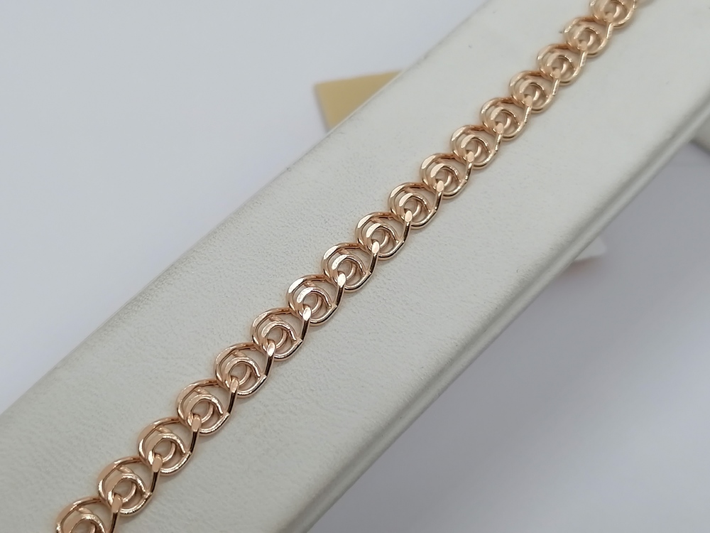 БРАСЛЕТ ПУСТОТЕЛЫЙ Лав (Au 585)