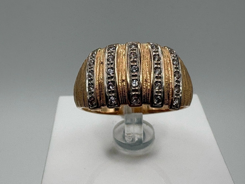 КОЛКМИ585 КОЛЬЦО С КАМНЯМИ (Au 585)