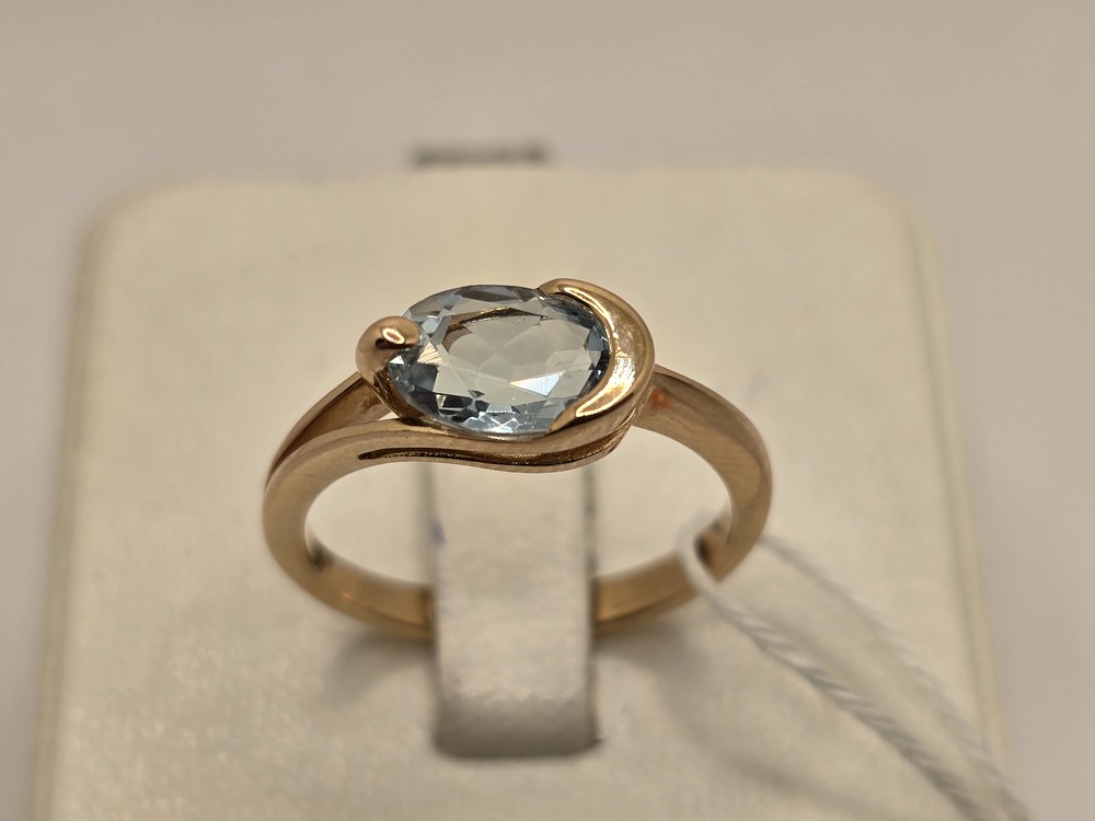 КОЛКМ585 КОЛЬЦО С КАМНЕМ (Au 585) КОЛКМ585 КОЛЬЦО С КАМНЕМ (Au 585)