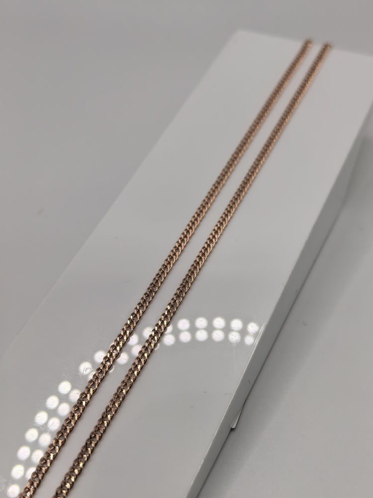 ЦЕПЬ ПУСТОТЕЛАЯ Ромб двойной (Au 585)