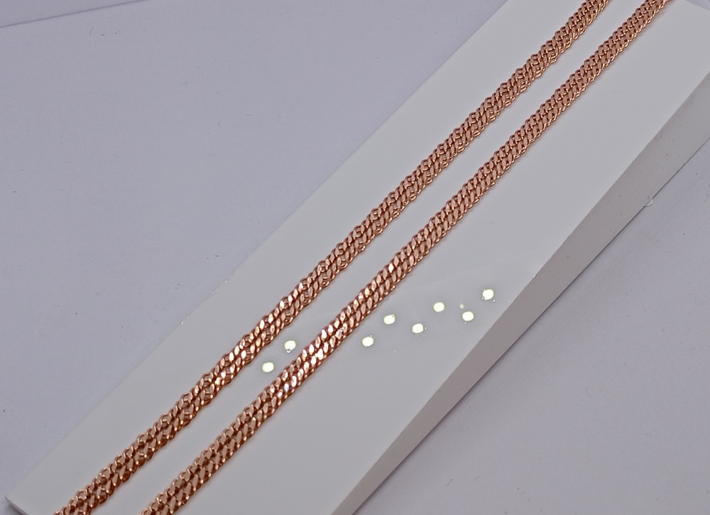 ЦЕПЬ ПУСТОТЕЛАЯ Ромб тройной (Au 585)