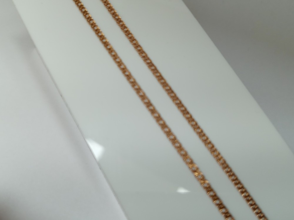 ЦЕПЬ ПОЛНОВЕСНАЯ Ромб двойной (Au 585)