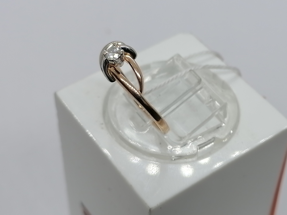 КОЛЬЦО БРИЛЛИАНТ Au 585