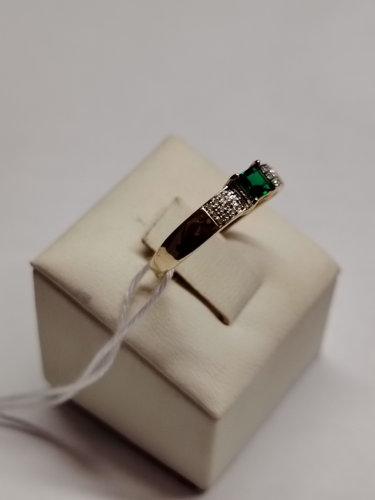 КОЛКМИ585 КОЛЬЦО С КАМНЯМИ (Au 585)