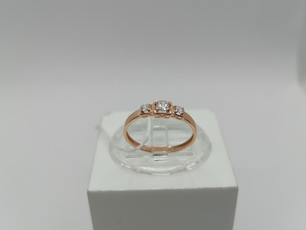 КОЛКМИ585 КОЛЬЦО С КАМНЯМИ (Au 585)