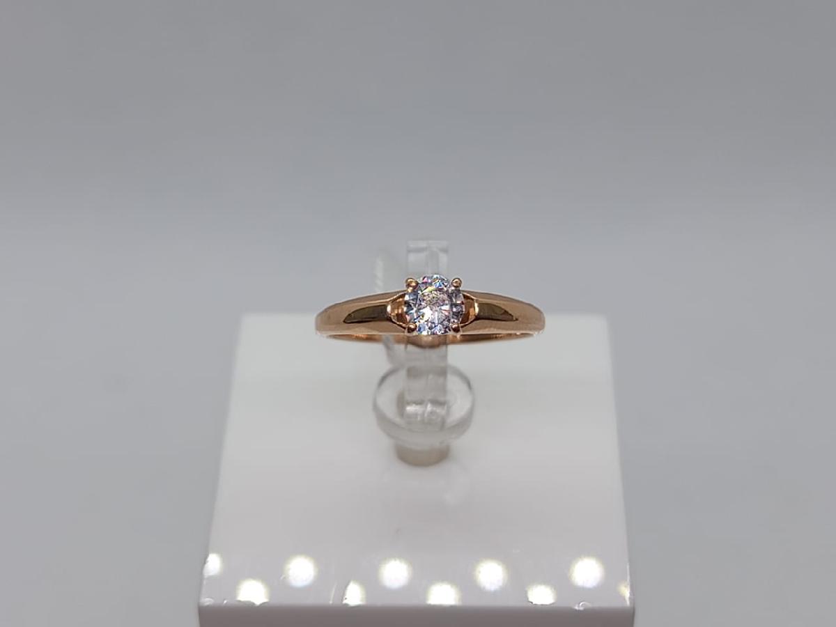 КОЛКМ585 КОЛЬЦО С КАМНЕМ (Au 585)