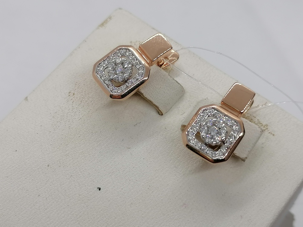 СЕРЬГИ БРИЛЛИАНТ (Au 585)