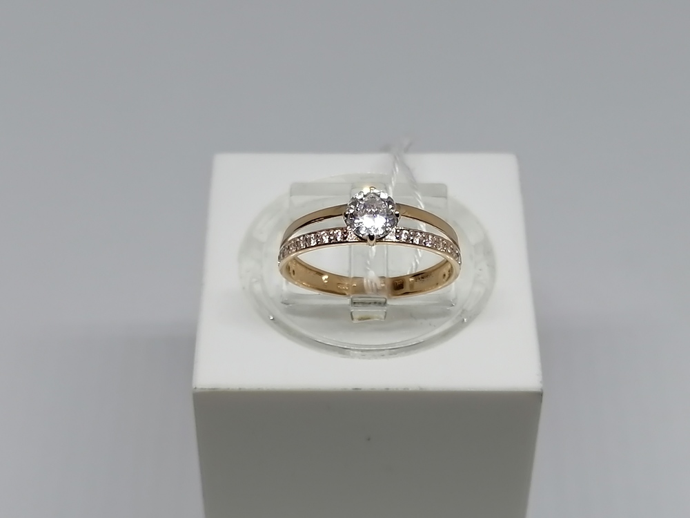 КОЛКМИ585 КОЛЬЦО С КАМНЯМИ (Au 585)