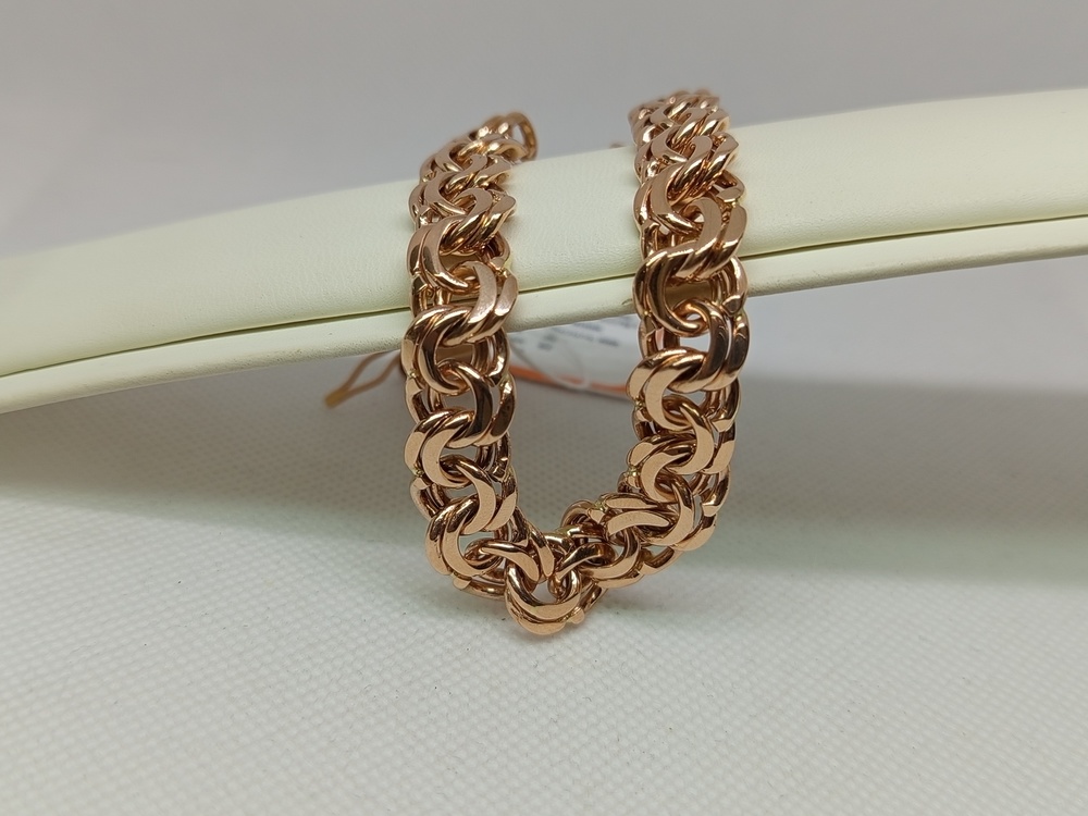 БЛБ585 БРАСЛЕТ ПОЛНОВЕСНЫЙ Бисмарк (Au 585)