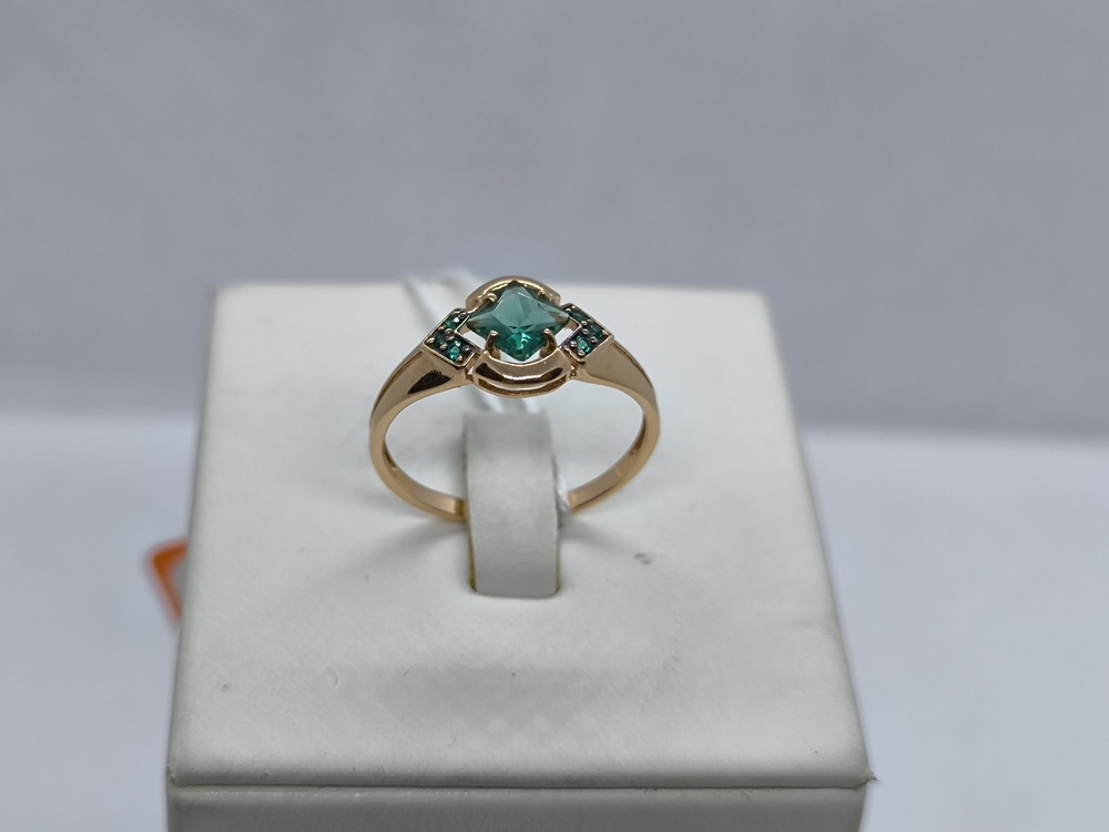 КОЛКМИ585 КОЛЬЦО С КАМНЯМИ (Au 585)