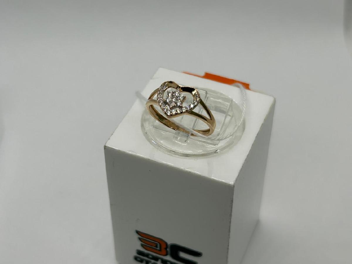 КОЛКМИ585 КОЛЬЦО С КАМНЯМИ (Au 585)