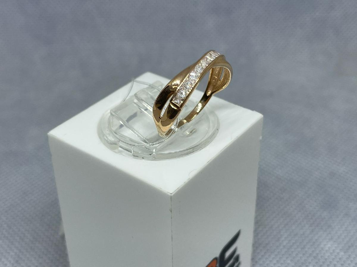 018629 КОЛЬЦО С КАМНЯМИ (Au 585)